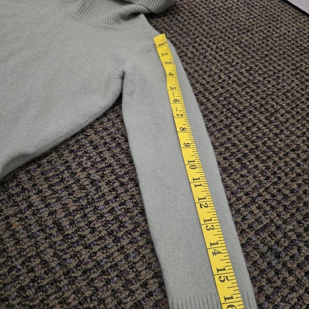 Girl's Turtleneck Sweater 90% Wool 10% Cashmere - Picture 8 of 8